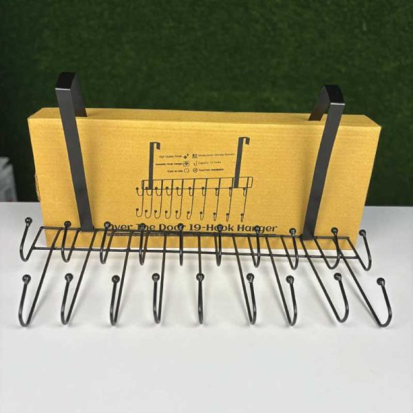 Over The Door 19-Hook Hanger  | ওভার দ্য ডোর ১৯ হুক হ্যাঙ্গার