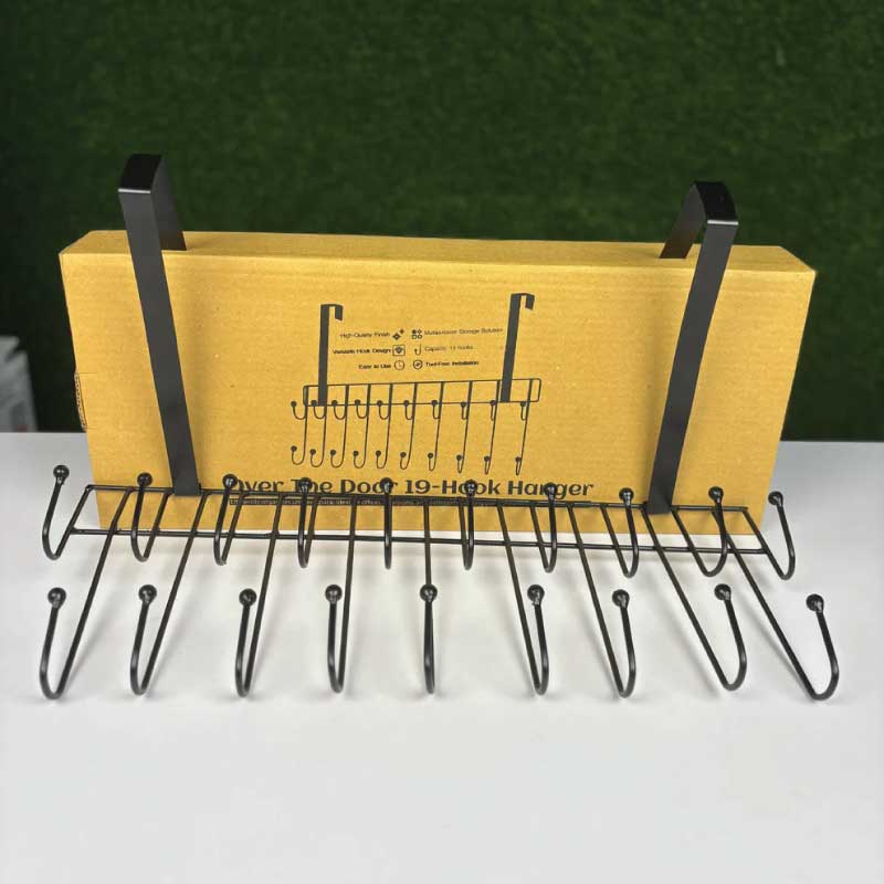 Over The Door 19-Hook Hanger | ওভার দ্য ডোর ১৯ হুক হ্যাঙ্গার - Image 2