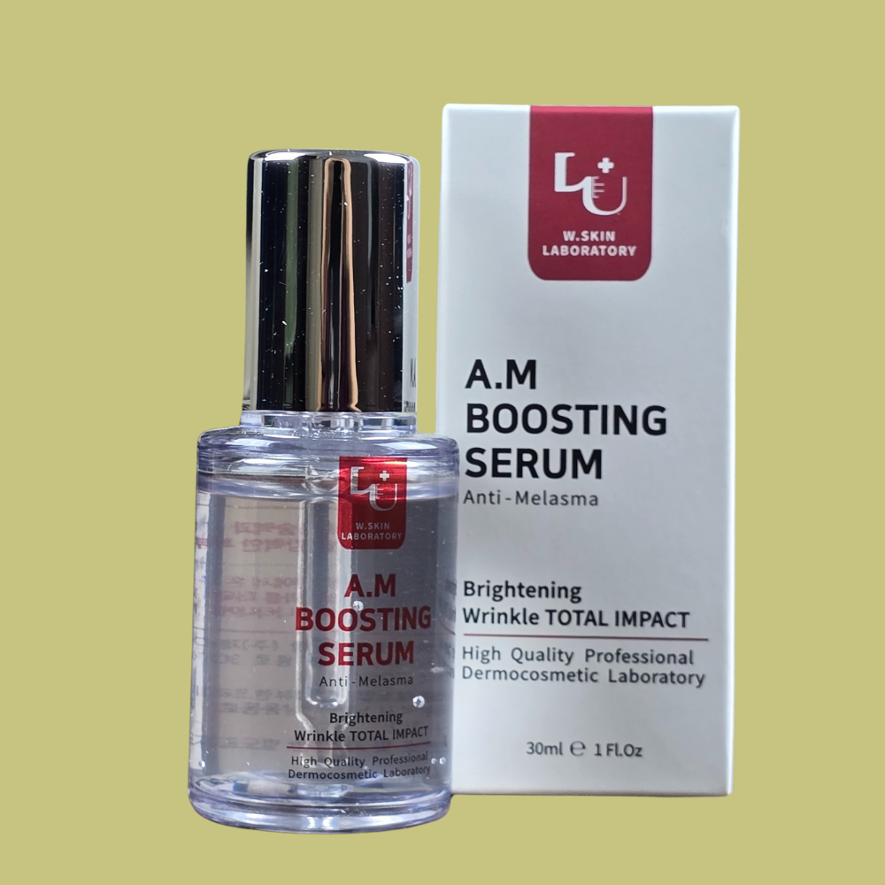 W.Skin Laboratory A.M Boosting Serum – Anti-Melasma Brightening & Wrinkle Total Impact | 30ml | Made in Korea - Image 3