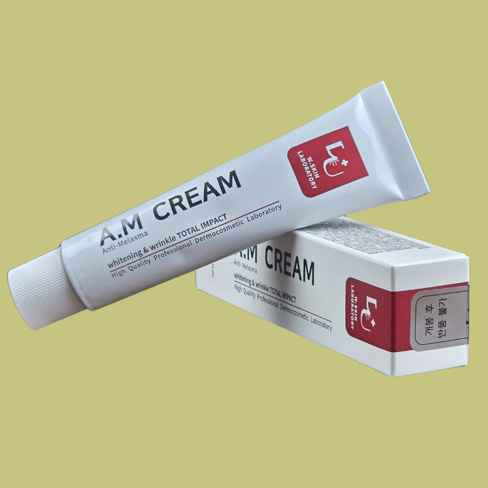 W.Skin Laboratory A.M Cream – Anti-Melasma | Brightening & Wrinkle Care | 50ml | Made in Korea - Image 3