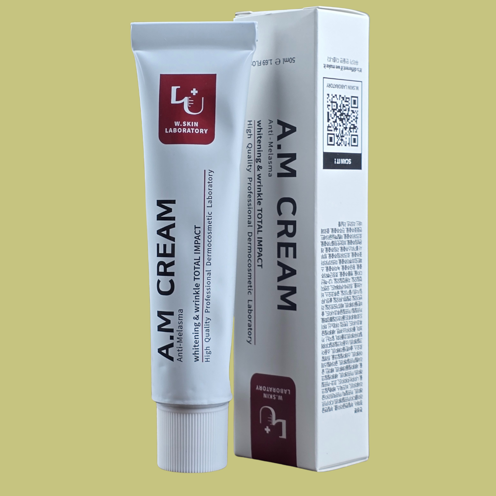 W.Skin Laboratory A.M Cream – Anti-Melasma | Brightening & Wrinkle Care | 50ml | Made in Korea - Image 4