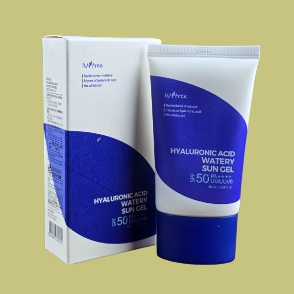 Isntree Hyaluronic Acid Watery Sun Gel – SPF 50+ PA++++ | UV Protection & Hydrating Sunscreen | 50ml | Made in Korea