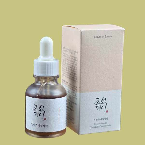 Beauty of Joseon Revive Serum: Ginseng + Snail Mucin – Anti-Aging & Repairing | 30ml | Made in Korea