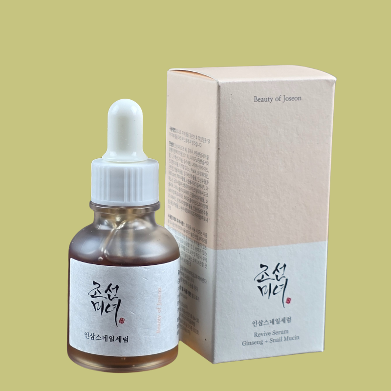 Beauty of Joseon Revive Serum: Ginseng + Snail Mucin – Anti-Aging & Repairing | 30ml | Made in Korea