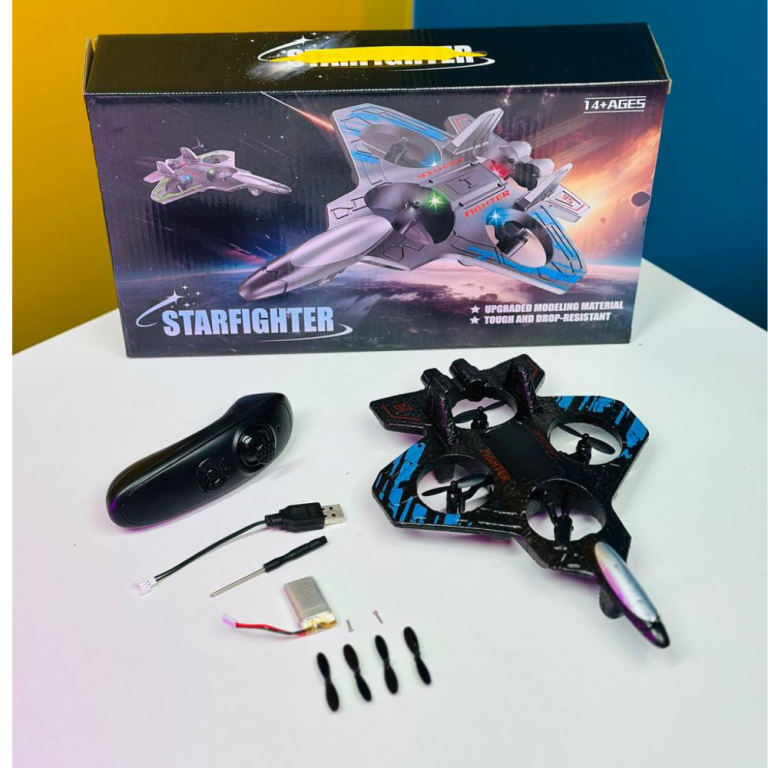 Remote Control Starfighter Drone Plane | Rechargeable RC Fighter Jet ...