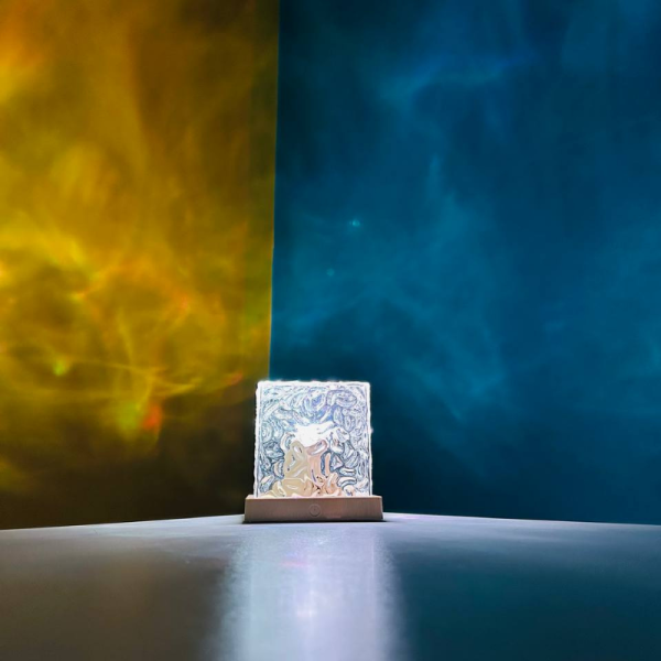 USB Dynamic Water Pattern Light | RGB Projection Mood Lamp for Bedroom & Home Decoration