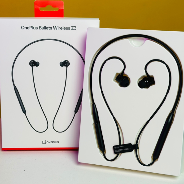 OnePlus Bullets Wireless Z3, OnePlus Wireless Earphone, Neckband Earphone, Bluetooth Earphone, OnePlus Audio, OnePlus Bullets Z3 Bangladesh, Wireless Headset, Fast Charging Earphone, OnePlus Bullets Z3 Price BD